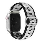 Metal Japanese Buckle Elastic Nylon Watch Band For Apple Watch Series 7 45mm / 6 & SE & 5 & 4 44mm / 3 & 2 & 1 42mm(21) - 2