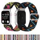 Metal Japanese Buckle Elastic Nylon Watch Band For Apple Watch Series 7 45mm / 6 & SE & 5 & 4 44mm / 3 & 2 & 1 42mm(21) - 5