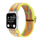 Metal Japanese Buckle Elastic Nylon Watch Band For Apple Watch Series 8&7 41mm / SE 2&6&SE&5&4 40mm / 3&2&1 38mm(2) - 1