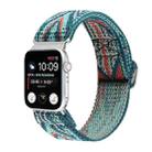 Metal Japanese Buckle Elastic Nylon Watch Band For Apple Watch Series 8&7 41mm / SE 2&6&SE&5&4 40mm / 3&2&1 38mm(17) - 1