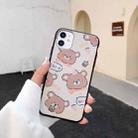 For iPhone 12 mini Cartoon Pattern TPU Protective Case (Bear Family) - 1