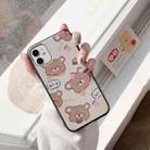 For iPhone 12 Pro Cartoon Pattern TPU Protective Case(Bear Family) - 3