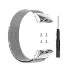 For Garmin Forerunner 45 / 45S / Swim 2 Milanese Watch Band(Silver) - 1