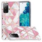 For Samsung Galaxy S20 FE Electroplating TPU Phone Protective Case(Pink Diamond) - 1