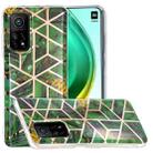 For Xiaomi Mi 10T 5G & 10T Pro 5G Electroplating TPU Phone Protective Case(Green Diamond) - 1