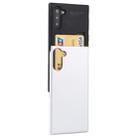 For Galaxy Note 10 MERCURY GOOSPERY SKY SLIDE BUMPER TPU + PC Case with Card Slot(Silver) - 1