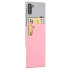 For Galaxy Note 10 MERCURY GOOSPERY SKY SLIDE BUMPER TPU + PC Case with Card Slot(Pink) - 1