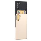 For Galaxy Note 10 MERCURY GOOSPERY SKY SLIDE BUMPER TPU + PC Case with Card Slot(Gold) - 1