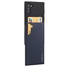 For Galaxy Note 10 MERCURY GOOSPERY SKY SLIDE BUMPER TPU + PC Case with Card Slot(Black) - 1