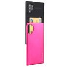 For Galaxy Note 10+ MERCURY GOOSPERY SKY SLIDE BUMPER TPU + PC Case with Card Slot(Rose Red) - 1