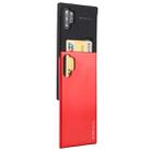 For Galaxy Note 10+ MERCURY GOOSPERY SKY SLIDE BUMPER TPU + PC Case with Card Slot(Red) - 1