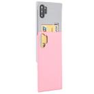 For Galaxy Note 10+ MERCURY GOOSPERY SKY SLIDE BUMPER TPU + PC Case with Card Slot(Pink) - 1