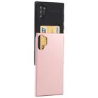 For Galaxy Note 10+ MERCURY GOOSPERY SKY SLIDE BUMPER TPU + PC Case with Card Slot(Rose Gold) - 1