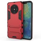 For Huawei Mate 30 PC + TPU Shockproof Protective Case with Holder(Red) - 1