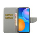 For Huawei P Smart 2021 / Y7a Colored Drawing Pattern Horizontal Flip Leather Case with Holder & Card Slots & Wallet(Colorful Flower) - 7