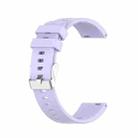 For Huawei Honor Watch ES Silicone  Watch Band(Purple) - 1