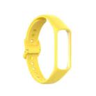 For Samsung Galaxy Fit 2 Silicone Watch Band(Yellow) - 1