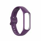 For Samsung Galaxy Fit 2 Silicone Watch Band(Purple) - 1