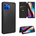 For Motorola One 5G / Moto G 5G Plus Carbon Fiber Texture Horizontal Flip TPU + PC + PU Leather Case with Card Slot(Black) - 1