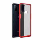 For OnePlus Nord N100 Four-corner Shockproof TPU + PC Protective Case(Red) - 1