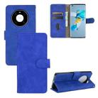 For Huawei Mate 40 Solid Color Skin Feel Magnetic Buckle Horizontal Flip Calf Texture PU Leather Case with Holder & Card Slots & Wallet(Blue) - 1