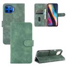 For Motorola One 5G / Moto G 5G Plus Solid Color Skin Feel Magnetic Buckle Horizontal Flip Calf Texture PU Leather Case with Holder & Card Slots & Wallet(Green) - 1