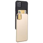 For iPhone 11 Pro MERCURY GOOSPERY SKY SLIDE BUMPER TPU + PC Case with Card Slot(Gold) - 1