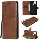 For OPPO Realme C15 Solid Color Horizontal Flip Protective Leather Case with Holder & Card Slots & Wallet & Photo Frame & Lanyard(Brown) - 1