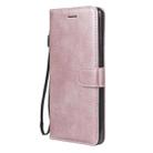 For Huawei Mate 40 Pro Solid Color Horizontal Flip Protective Leather Case with Holder & Card Slots & Wallet & Photo Frame & Lanyard(Rose Gold) - 2