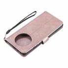 For Huawei Mate 40 Pro Solid Color Horizontal Flip Protective Leather Case with Holder & Card Slots & Wallet & Photo Frame & Lanyard(Rose Gold) - 9