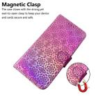 For Galaxy A9 2018 Solid Color Colorful Magnetic Buckle Horizontal Flip PU Leather Case with Holder & Card Slots & Wallet & Lanyard(Pink) - 6