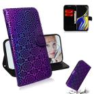 For Galaxy Note 9 Solid Color Colorful Magnetic Buckle Horizontal Flip PU Leather Case with Holder & Card Slots & Wallet & Lanyard(Purple) - 1