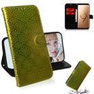 For Galaxy S9 Plus Solid Color Colorful Magnetic Buckle Horizontal Flip PU Leather Case with Holder & Card Slots & Wallet & Lanyard(Gold) - 1
