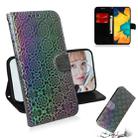 For Galaxy A20 / A30 Solid Color Colorful Magnetic Buckle Horizontal Flip PU Leather Case with Holder & Card Slots & Wallet & Lanyard(Silver) - 1