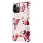 For iPhone 12 / 12 Pro Marble Bronzing Stitching Horizontal Flip PU Leather Case with Holder & Card Slots & Wallet & Photo Frame(Rose Gold) - 3