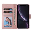For iPhone XR Marble Bronzing Stitching Horizontal Flip PU Leather Case with Holder & Card Slots & Wallet & Photo Frame(Purple) - 4
