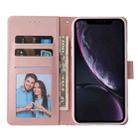 For iPhone XS Max Marble Bronzing Stitching Horizontal Flip PU Leather Case with Holder & Card Slots & Wallet & Photo Frame(Rose Gold) - 6