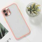 Full Coverage TPU + PC Protective Case with Metal Lens Cover For iPhone 12 Pro(Pink Green) - 1