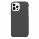 For iPhone 12 / 12 Pro Business Style PU + PC Protective Case(Grey) - 1