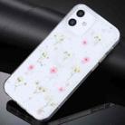 For iPhone 11 Gypsophila Flowers Pattern TPU Protective Case (Pink) - 2