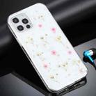 For iPhone 11 Pro Gypsophila Flowers Pattern TPU Protective Case (Pink) - 1