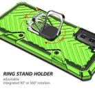 For Samsung Galaxy S21 Ultra 5G Cool Armor PC + TPU Shockproof Case with 360 Degree Rotation Ring Holder(Green) - 4
