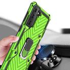 For Samsung Galaxy S21 Ultra 5G Cool Armor PC + TPU Shockproof Case with 360 Degree Rotation Ring Holder(Green) - 7