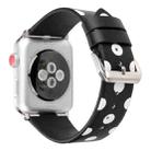 Fashion Dot Series Watch Band For Apple Watch Series 7 41mm / 6 & SE & 5 & 4 40mm / 3 & 2 & 1 38mm(Black White) - 1