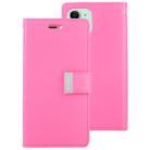 For iPhone 11 MERCURY GOOSPERY RICH DIARY Crazy Horse Texture Horizontal Flip Leather Case  with Holder & Card Slots & Wallet(Rose Red) - 1