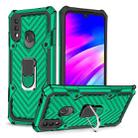 For Xiaomi Redmi 7 Cool Armor PC + TPU Shockproof Case with 360 Degree Rotation Ring Holder(Dark Green) - 1