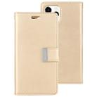 For iPhone 11 Pro MERCURY GOOSPERY RICH DIARY Crazy Horse Texture Horizontal Flip Leather Case  with Holder & Card Slots & Wallet(Gold) - 1