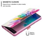 For Samsung Galaxy S10 Plus Colored Drawing Pattern Invisible Magnetic Horizontal Flip PU Leather Case with Holder & Card Slots & Wallet(Sun Flower) - 6