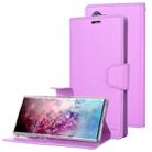 For Galaxy Note 10+ MERCURY GOOSPERY SONATA DIARY Horizontal Flip Leather Case  with Holder & Card Slots & Wallet(Purple) - 1