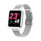 ZL13 1.22 inch Color Screen IP67 Waterproof Smart Watch, Support Sleep Monitor / Heart Rate Monitor / Menstrual Cycle Reminder(Silver) - 1